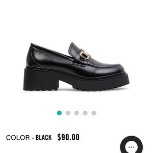 Steve Madden Black Approach Loafers ~ size 7.5